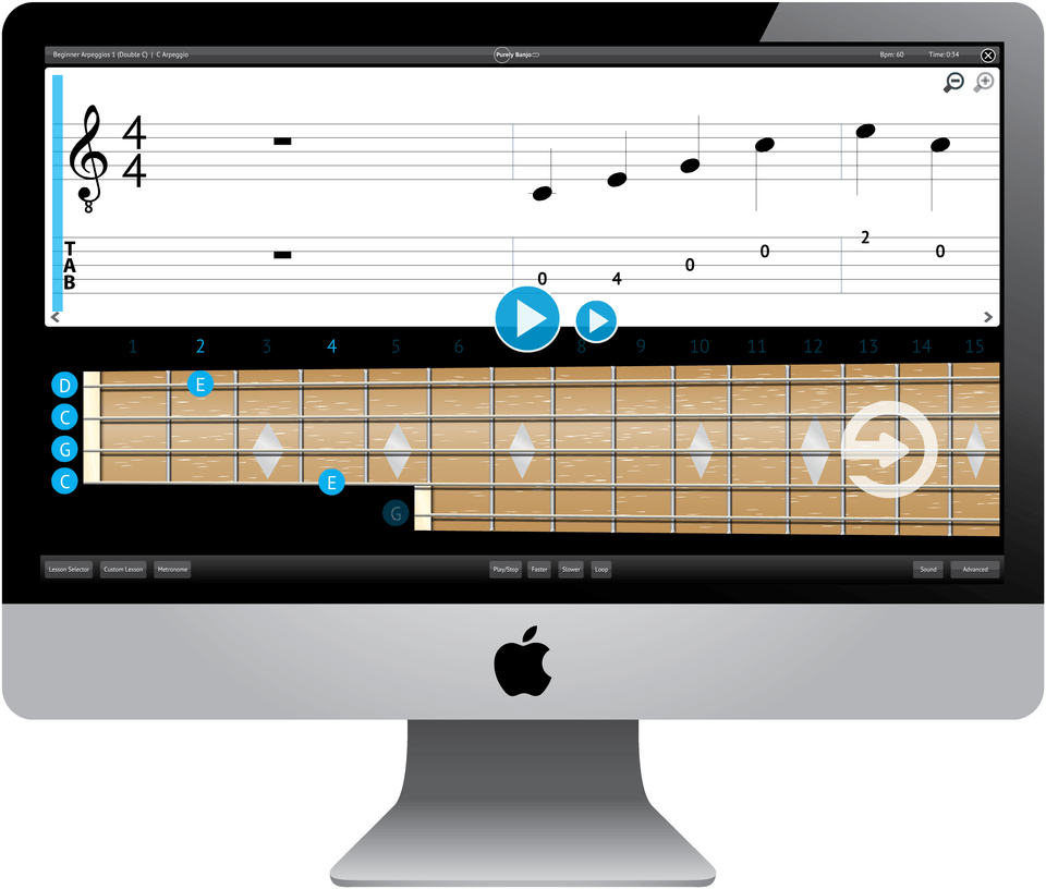 Purely Banjo Software Application